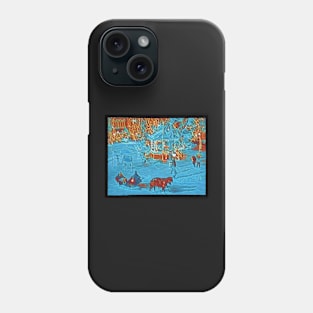 I Smell Snow - Town Square Phone Case