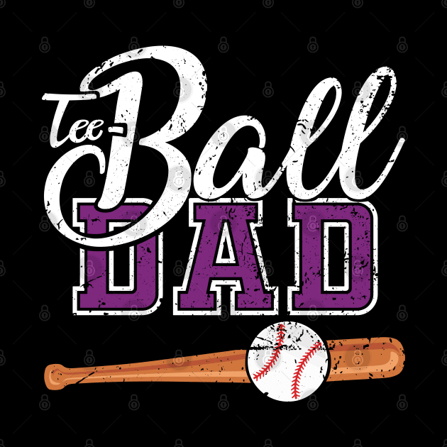 Teeball Dad - Funny Baseball - Father's Day 2021 by Charaf Eddine