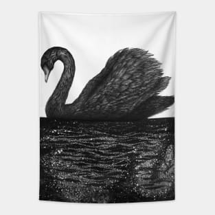 The Other Side: Black Swan Tapestry