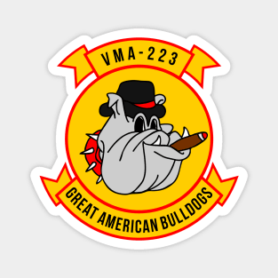 VMA 223 Great American Bulldogs Magnet