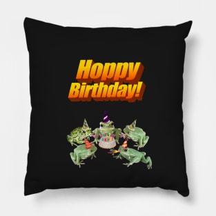 Hoppy Birthday Pillow