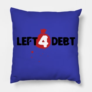 Funny Debt Money Zombie Game Logo Parody For Gamers Pillow