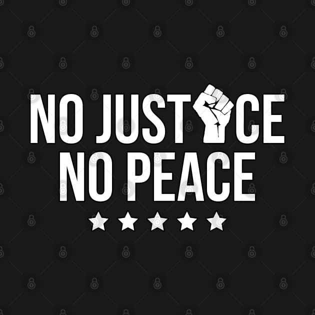 No Justice No Peace, Black Lives Matter by threefngrs