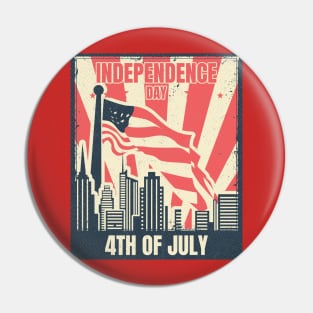 Independence Day Flag Pin