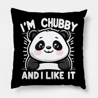 Cute chubby panda Pillow