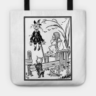 Vintage Wizard of Oz Dorothy Meets Scarecrow Tote