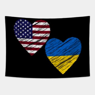 Usa support Ukraine Tapestry