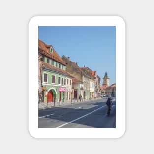 Brasov town centre view Magnet