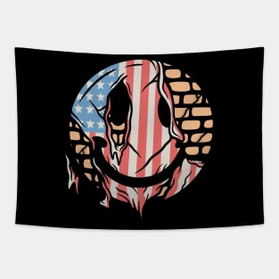 Usa smile Tapestry