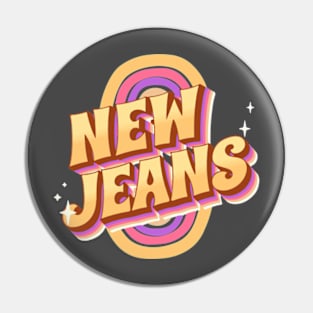 New jeans ADOR typography Morcaworks Pin