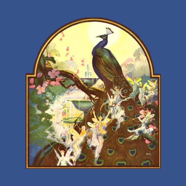 Peacock and Fairies by The Witch's Wolf