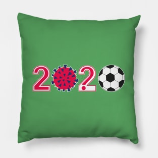 Football and Virus 2020 Pillow
