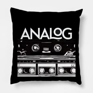 Analog World Retro Pillow