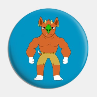 Troll-Mutt Warrior Pin