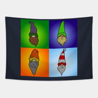 Gnome Squad - 4 Mazes Tapestry