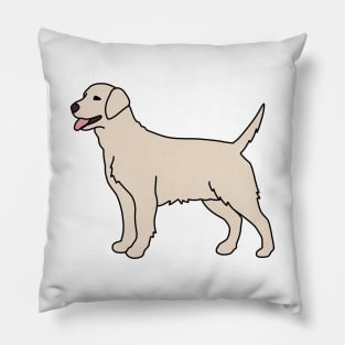 Cream Labrador retriever Pillow