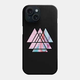 Scared Geometry Triangles Phone Case