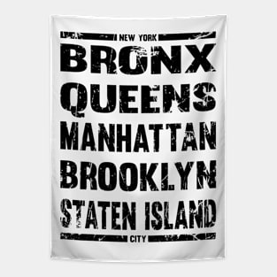 Boroughs of new york Tapestry