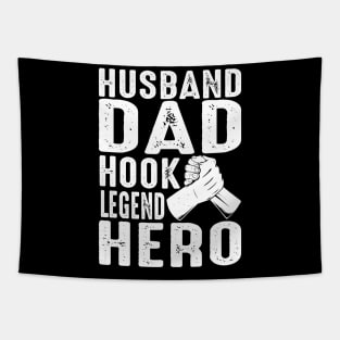 Arm Bar Wrestling - Husband Dad Hook Legend Hero Tapestry