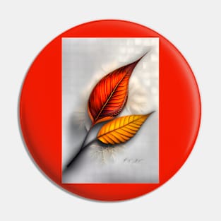 Abstract leaves design Pin