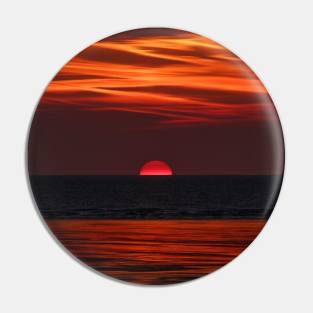 Aesthetic Sunset Pin