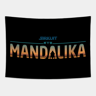 Sirkuit Mandalika Typographic Design T-Shirt 01 Tapestry