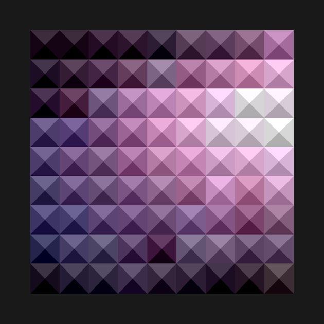 Russian Violet Abstract Low Polygon Background by retrovectors