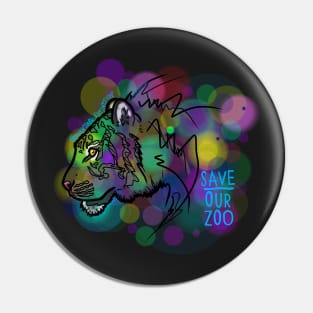 Day 23- Rainbow Sumatran Tiger Pin