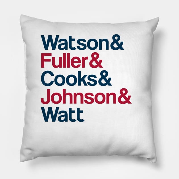 Houston Texans 2020 Heroes Pillow by BooTeeQue