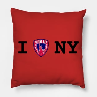 Seeing Red I Heart New York Tee Pillow