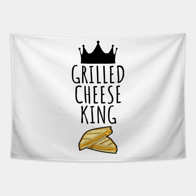 Grilled Cheese King Tapestry by LunaMay