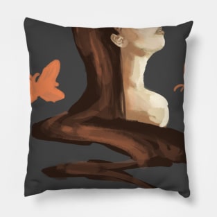 Butterflies in the night Pillow