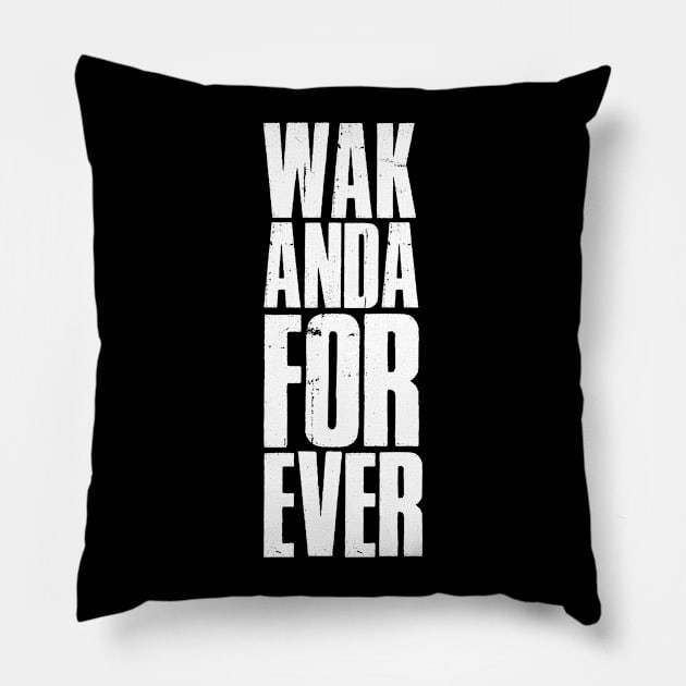 Wakanda Forever Pillow by gastaocared