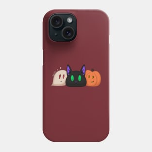 Spooky Scary Round Friends Phone Case