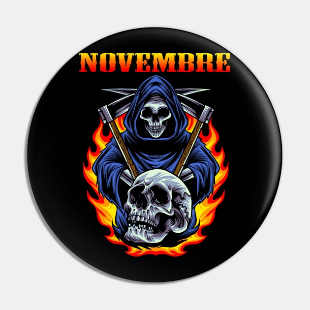 NOVEMBRE BAND Pin by Bronze Archer