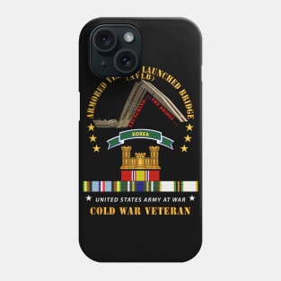 Armoured Vehicle Launcher Bridge (AVLB)  - Launching - w  KoreaTab - COLD WAR VET X 300 Phone Case