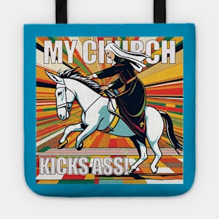 My Church Kicks Ass! | Fun Congregation Promo Tote