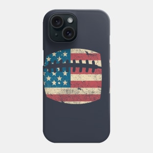 American Football Patriotic Flag Phone Case