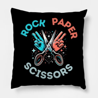 Rock Paper Scissors Pillow