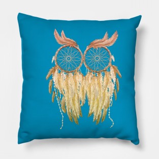 Dream Catcher Owl Pillow