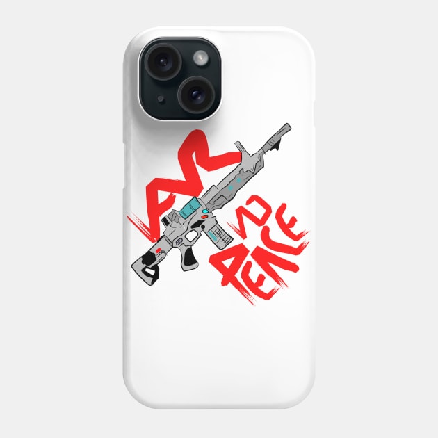 War no peace,peace no war,no war no peace or no peace no war with cartoon guns Phone Case by ASCORNION