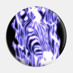 Electric Zebra Pin