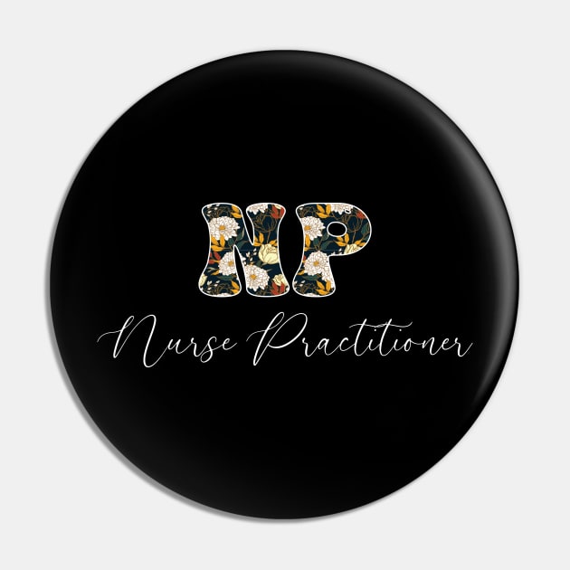 Nurse Practitioner Not For The Weak Strong NP Nurses Gift Pin by SanjiGam