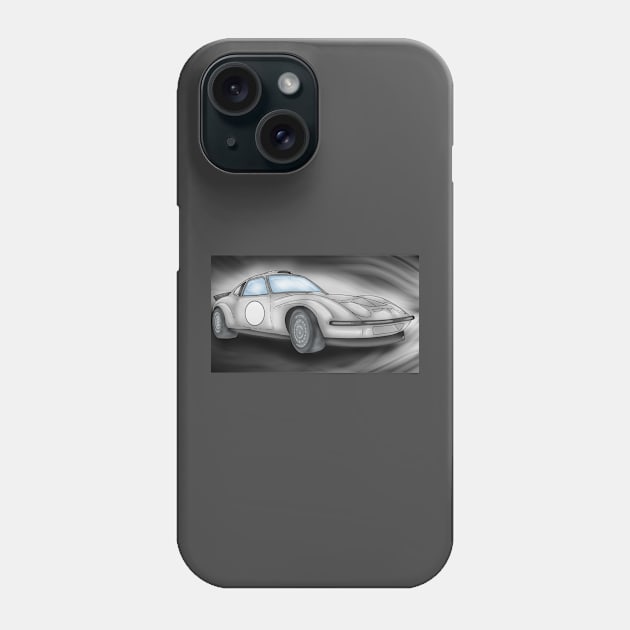 Opel GT Racecar Design Phone Case by Dead1Customs