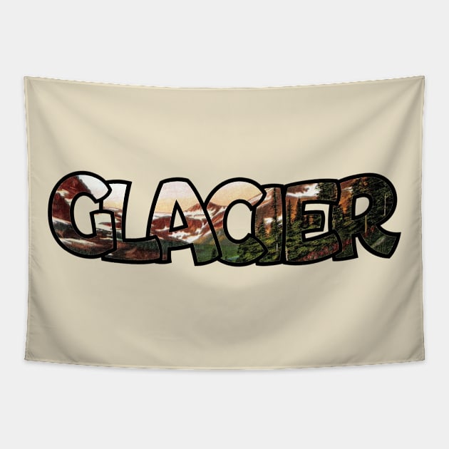 Glacier National Park Tapestry by Lil-Bit-Batty