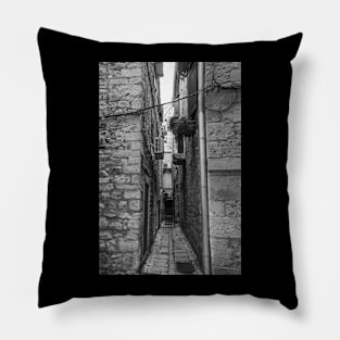 Street in Split, Croatia Pillow