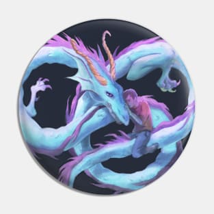 Dragon and rider Pin