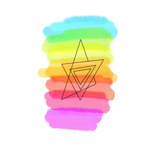 Geometric Rainbow T-Shirt