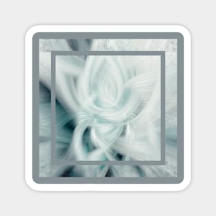 pearl swirl - abstract digital art Magnet