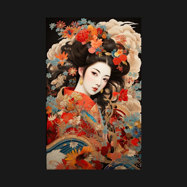 Japanese Vintage Kabuki-style Art by kansaikate